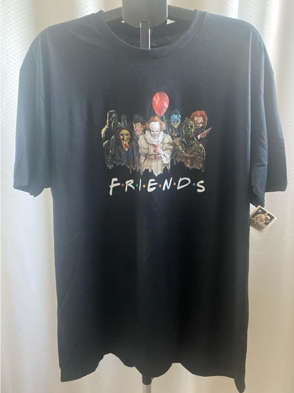 Factory Xtreme Horror Characters 'Friends' Logo Graphic Tee - Black Size XXL